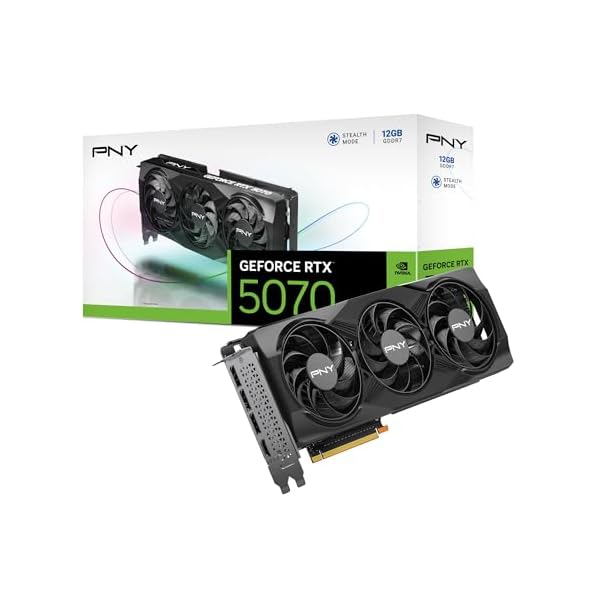 PNY Tarjeta gráfica GEFORCE RTX™ 5070 12GB DLSS 4