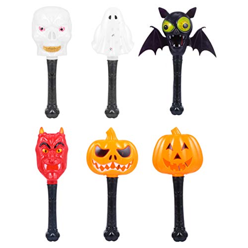 KESYOO Halloween Led Varinha Acesa Piscando Brilho Mágico No Escuro Vara Noite Festa Varinha Brinque