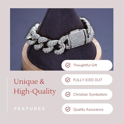 Cadena pulsera Halukakah chapada en platino 8 pulgadas miniatura 5