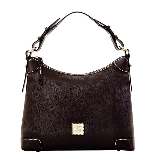 Dooney & Bourke Shoulder Bags for Women, Large Leather Hobo Handbag with Adjustable Shoulder Strap