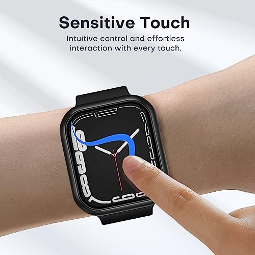 TAURI 2 Pack Hard Case Designed for Apple Watch Series 9 (2023) Series 8/7 41mm - Image 3
