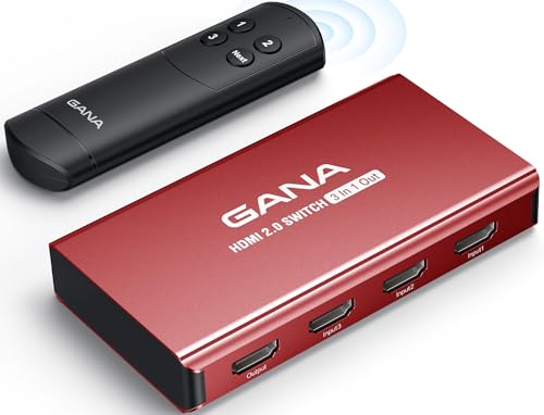 HDMIؑ֊ 31o 4K@60Hz GANA HDMIZN^[ Rt A~jE 3D HDCP2.2 HDRΉ Xbox PS5/4/3 Fire Stick Roku Blu-Rayv[[ er vWFN^[ɓK