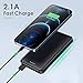 [2 Pack]Portable Charger Power Bank 10000mAh,Slimmer USB C in&Out Fast Charging Portable Phone Charger,Travel Essentials Backup External Battery Pack for iPhone 17/16/ 15/14/13/12,Galaxy S24,Android