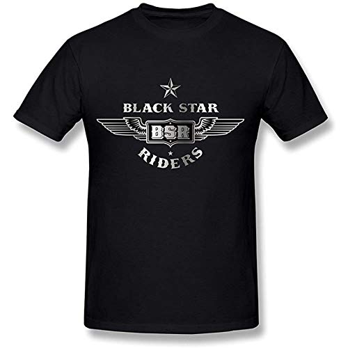 Photo de Men's Black Star Riders BSR T-Shirt Black Unisex Graphic Tee L