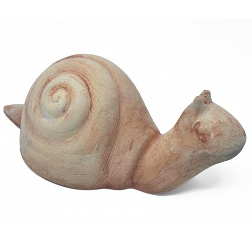 Animali in terracotta artigianale Arredo giardino Decorazione casa (Lumaca)