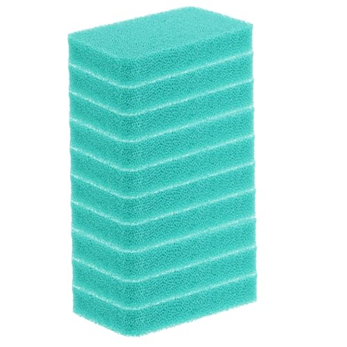 Cabilock 10 Esponjas De Silicona para Limpieza De Cocina Reutilizables para Lavar Platos De Gel De Sílice Color Verde Oscuro
