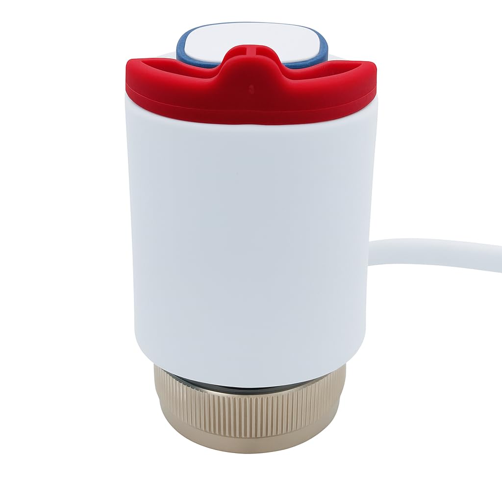 Ufh Direct White Water Underfloor Heating Actuator Salus - 230V - Quiet & Energy-Efficient Thermal Valve Manifold Valve Actuator - Universal M30 X 1.5Mm Screw Thread Compatible With Salus, Heatmiser And Most Others