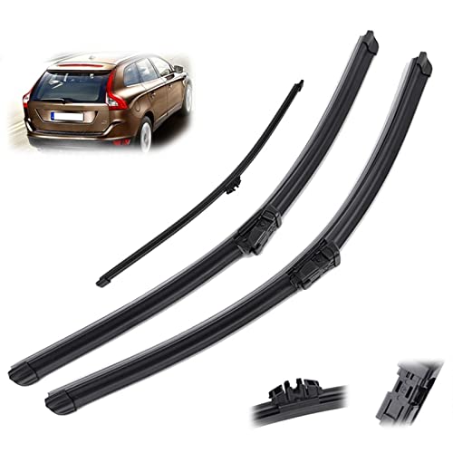 Essuie-glaces Volvo XC60 2009-2011 sans trace pare-brise net 3 balais