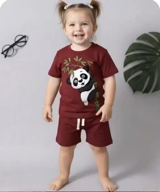 Summer season and all season dress cotton blend ||colour|Q,Maroon- Gilrs dress - Review, Price and Buying Guide