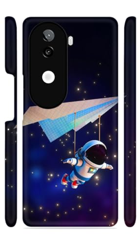 Image of Space Cartoon Fly Designer Printed Hard Back Cover for iQOO Z9s 5G / Vivo V40e 5G Attractive and Uniquely Crafted Smartphone Case