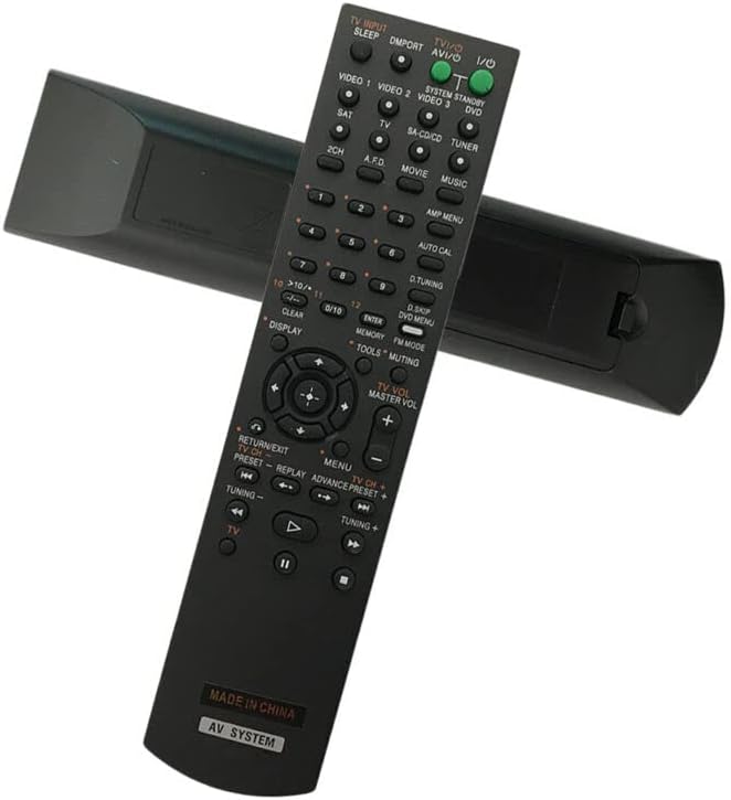 Replacement Remote Control Replace for TV/Audio/Projector for Sony AV Receiver STRDA3000ES STRDA3100ES STRDA3200ES