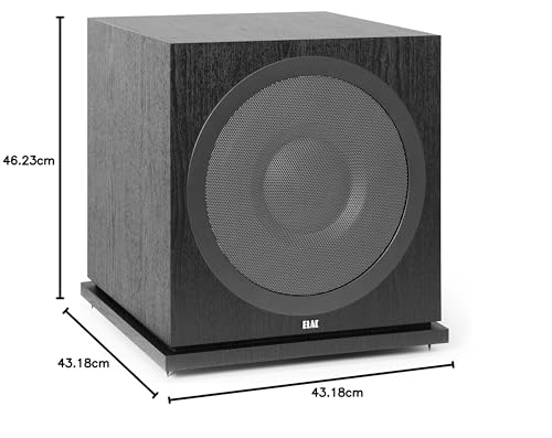 ELAC Debut Subwoofer SUB 3030, aktiver 1000-Watt-Subwoofer mit App-Steuerung