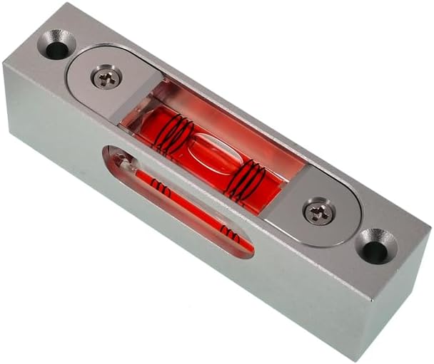 Bar type high-precision level, high-precision aluminum alloy metal adjustable level, bubble square bar type luminous magnetic multi specification ruler (150x22x23mm)