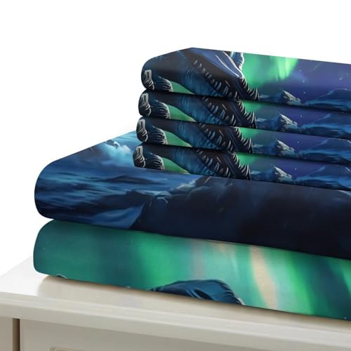 Housse de couette dinosaure microfibre respirante pour lit simple 3D