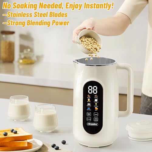 Arcmira 10 in 1 Nut Milk Maker Machine, 42oz Soy Milk Maker with LED Panel by Arcmira - Image 2