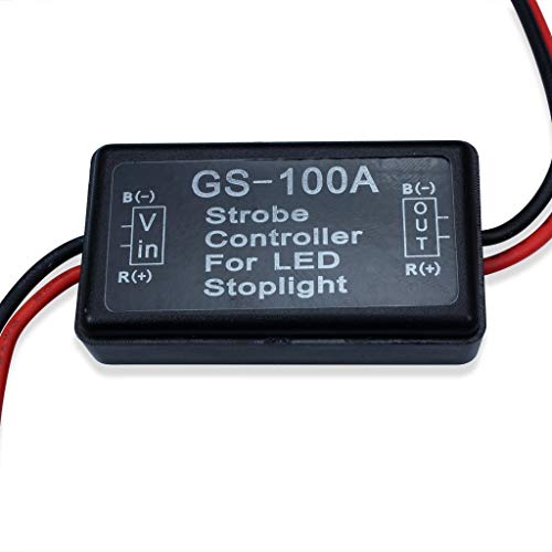 Controlador del flash del estroboscópico, EFORCAR Módulo LED intermitente para la luz de freno del coche 12-16V lámpara auto