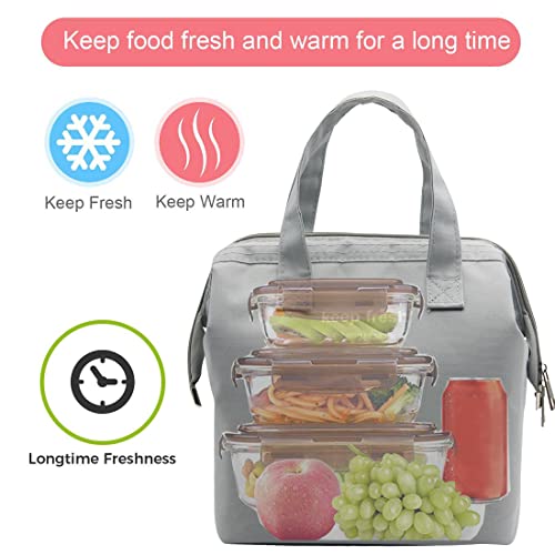 Mziart Insulated Lunch Bag Simple Bento Cooler Bag Lunch Tote Bag For Lunch Box For Women Men Adult Picnic Working Hiking Beach thumb #1