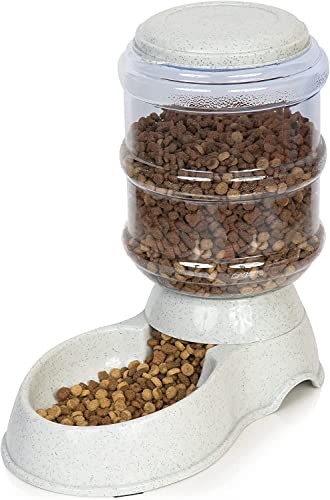 Zone Tech Self-Dispensing Pet Feeder - Premium Quality Durable Self-Dispensing Gravity 1 Gallon Pet Feeder Food Bowl…