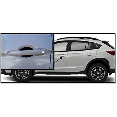 Cupeez for Cars Flat Black Auto Accessory Car Door Handle Scratch Guards Protector Fits Subaru Crosstrek(4pk) Cover