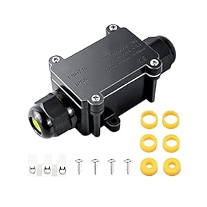 Elezenioc FSH711 IP68 Abzweigdose Schwarz