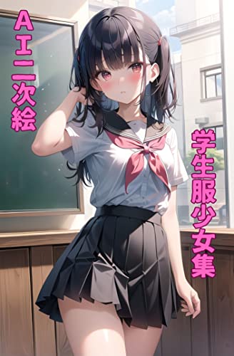 AI二次絵 学生服少女集 【AIイラスト】