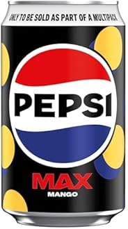 Pepsi Max Mango, 8 x 330ml
