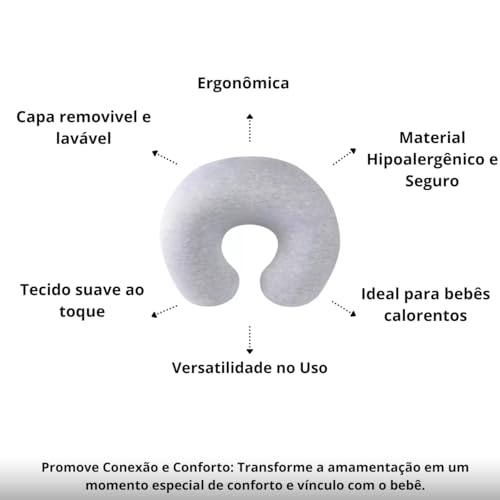 Almofada de Amamentação Multifuncional Loopy Mescla - Loja FOM