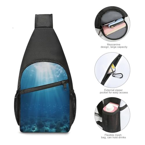 Mochila Urbana Tipo Sling Bag para Senderismo Daypack miniatura 5
