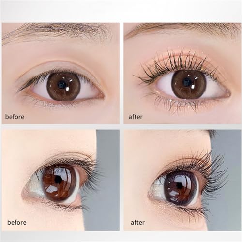 Black Waterproof Mascara for Fine Short Eyelash, Small Brush Can Catching Tiny Eyelashes, Smudge-proof, Washable Voluminous Eyelash Mascara Intense Lengthening Mascara (1 Pcs) - Image 4
