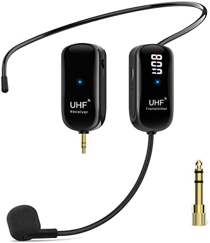 Amazon.co.jp: 1 Mii マイクワイヤレスマイク UHF 無線マイク ヘッド 