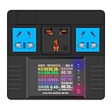 Écran facile à lire : l'écran LCD TFT de 4 pouces vous permet de visualiser facilement vos mesures d'énergie dans toutes les conditions d'éclairage.