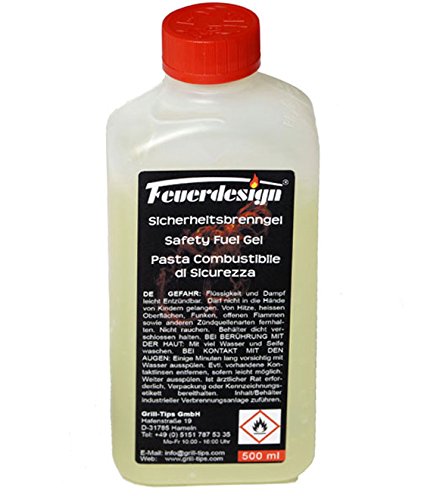 Feuerdesign – Charcoal bbq Safety Fuel Gel 18x7.5x5.5 cm transparent