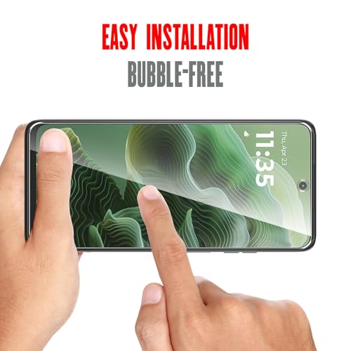 WFTE [2-Pack Screen Protector for Motorola Moto G35 5g,Anti-Scratch,High Transparency,Bubble-Free,Dust-Free Premium Screen Protector Tempered Glass For Motorola G35 - Image 3
