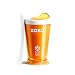 Zoku Slush and Shake Maker, Compact Make and Serve Cup with Freezer Core Creates Single-serving Smoothies, Slushies and Milkshakes in Minutes, BPA-free, Orange