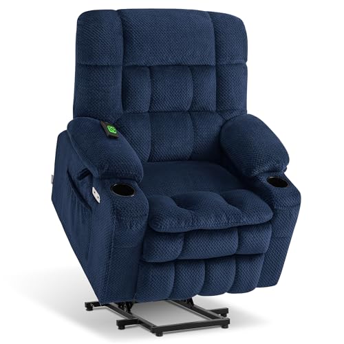 Image of MCombo Small Dual Motor Power Lift Recliner Chair for Petite Elderly, 7893