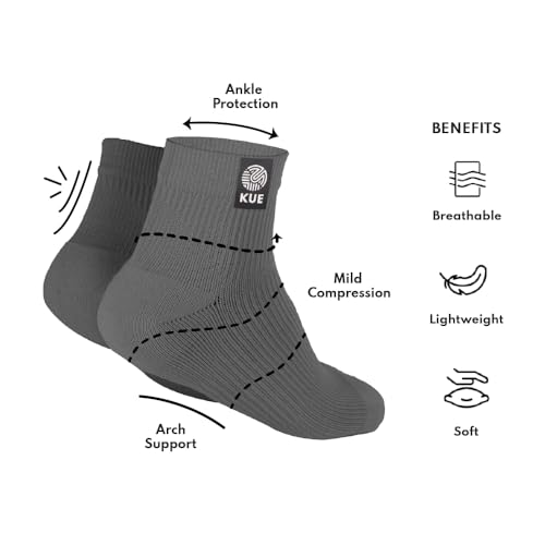 Image of KUE Athletic Essential Kit | Sports Kits for Men Women | Kit Set for Men | Badminton Kit Gym Kit Football Kit Cricket Kit Combo Set (GymKit-Grey, S /M)