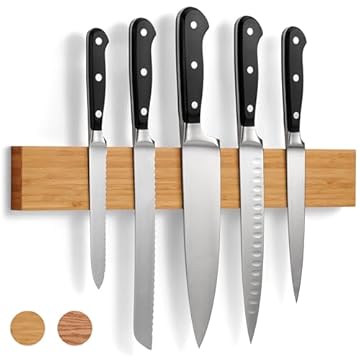 magnetic knife strip wood