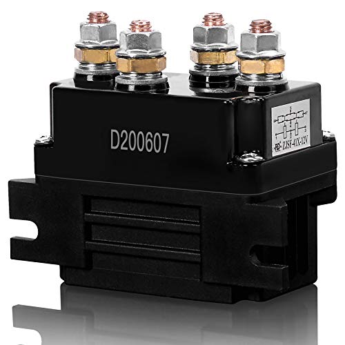 Bigtur 500A 12V Winch Relay Solenoid Replacement Contactor For 8000-15000Lb Atv Utv Truck 4Wd 4X4 Winch #TOP1