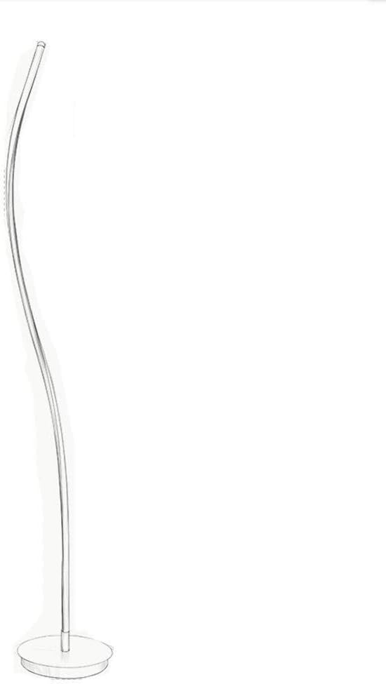 Dorm Office Floor Lamp Floor Lamps Minimalist Elegant Line Floor Lamp Creative Fun Artist Bedroom Living Room Bedside Lamp Led Curved Vertical Lamp Floor Lamps Lights 台灯