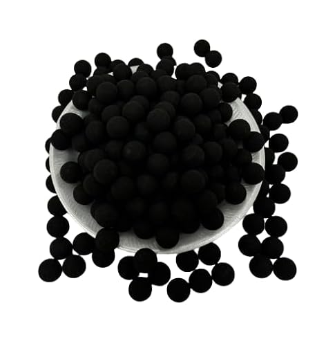 3Skull .43 Cal or .50 Cal or .68 Cal Rubber Balls New Reusable Training Rubber Balls for Paintball Guns (.68, 250), Black - Thumbnail 6
