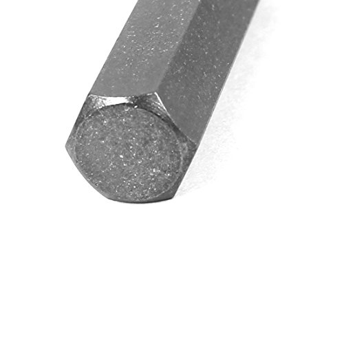 Sourcingmap 65mm Long 1/4" Hex Shank 10mm Hexagonal Tip Magnetic Hexagon Screwdriver Bit, H10 x 65mm - Image 2
