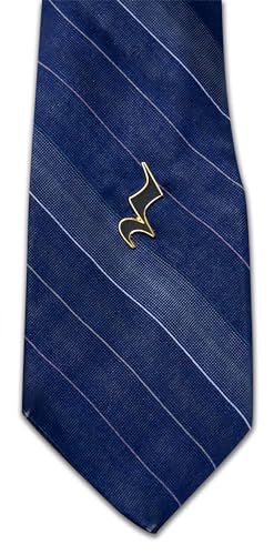 Image of Novel Merk Music Note Lapel Pin, Hat Pin & Tie Tack Set - Clutch Back