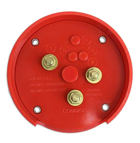4 Position Dual Battery Selector Switch for Marine Boat RV Vehicles 8501-DP / 7-0378 / Seachoice 11501 - Thumbnail 2