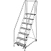 Cotterman (Rolling) Ladder - 60in. Max. Height, Model Number 1006R2630A1E10B4C1P6