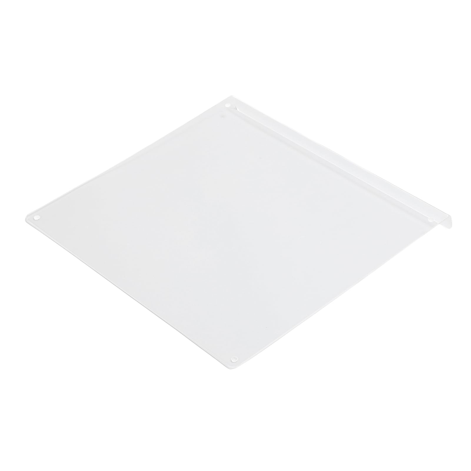 Fabater Tabla de Cortar de Acrílico Transparente Antideslizante con Borde de Encimera, Tabla de Cortar de Grado Alimenticio sin BPA 30% Más Gruesa para Encimera de Cocina, de Transparente Multiusos