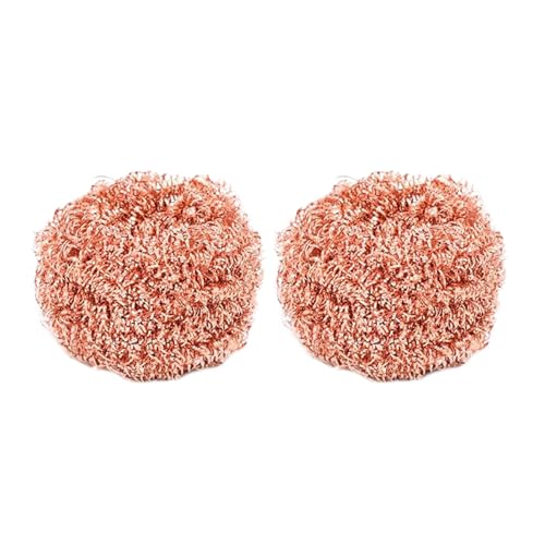 Esponjas abrasivas de cobre para ollas y sartenes,fregador de limpieza de cocina sólido | Eliminación de grasa de cocina, esponjas abrasivas Estufa extractora Horno