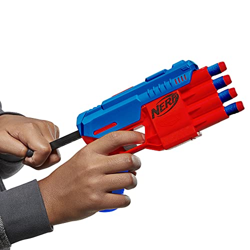 NERF Alpha Strike Claw Dual, lançador de dardos, kit com 2 lançadores e 10 dardos de espuma Nerf, brinquedo para meninos e meninas, presente para adolescentes e crianças a partir de 8 anos