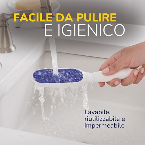 Scholl Lima per Piedi Manuale in Nano Vetro per Una Rimozione Delicata di Calli e Duroni, Lima per Talloni Screpolati, Impugnatura Antiscivolo - 8