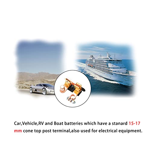 Top Post Knife Blade Master Switch, 12V 24V Battery Disconnect Switch, Isolator Power Shut Off Cut Off, Automotive Accessories Universal For Car, Marine, Boat, Rv, Atv, Motorcycle #TOP4