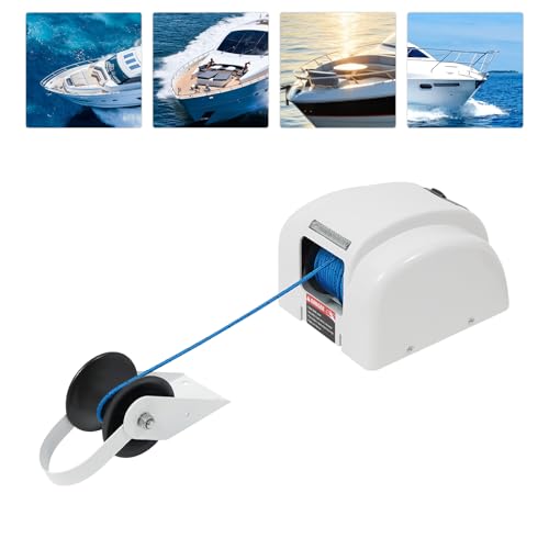 Winche Eléctrico Ancla 45LBS 12V con Control Remoto miniatura 2